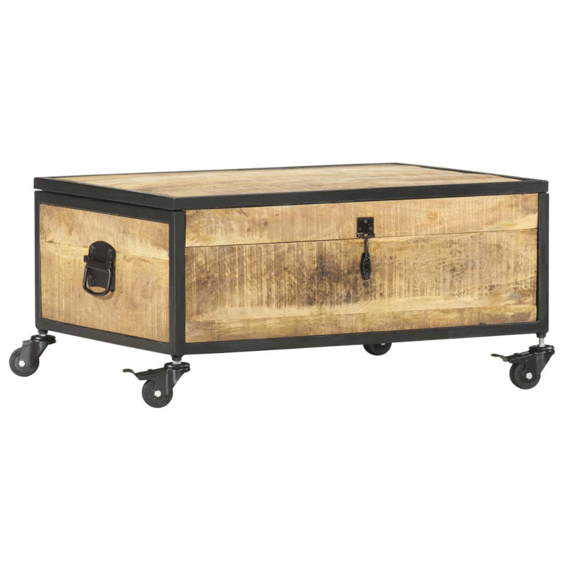 Goshorn Four Leg Coffee Table with Storage