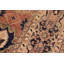 Tapis orange / noir en laine noué à la main 9 pi 11 po x 14 pi 3 po Dorn