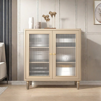 Modern light luxury storage accent cabinet