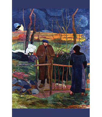 « good day mr. gauguin' » par paul gauguin, reproduction d’art