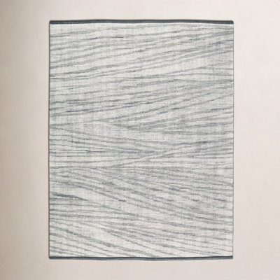 Westergard Ivory Gray Hand-Knotted Wool Rug