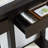 Entryway Hallway Console Table With One Drawer One Shelf Wooden Leg Frame Handleless Design