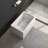Acrylic Spacious Rectangle Shape Freestanding Bathtub With Chrome Overflow & Pop-Up Drain