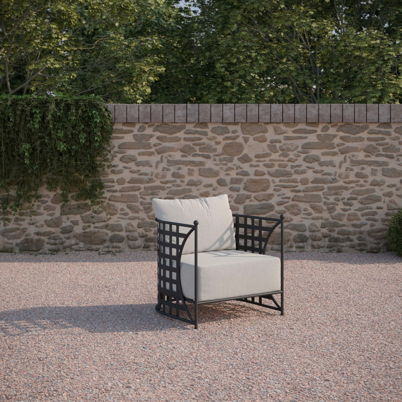 Athens Club Chair + Linen Cushion