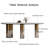 Light luxury modern high-end dining table sets-107124129