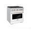 ZLINE 30 in. 4 Burner Gas Range in DuraSnow®-1591022493