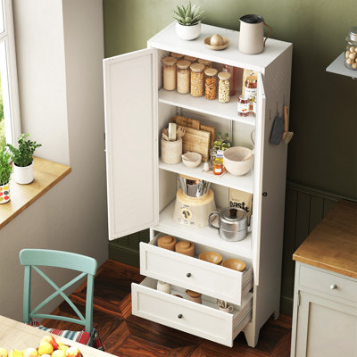 Varney with 2 Drawers and Adjustable Shelves