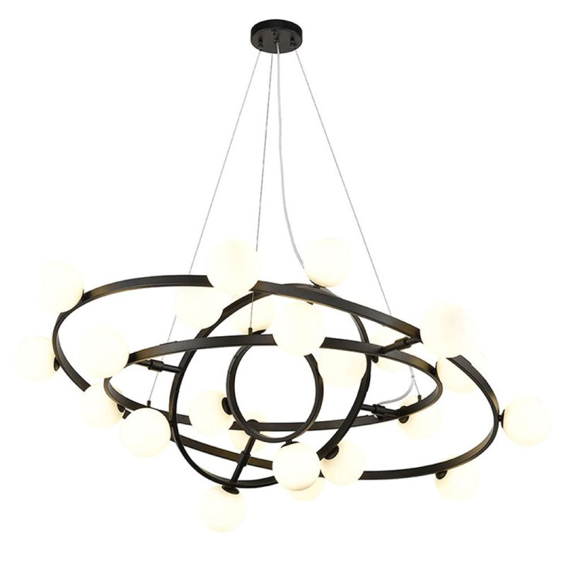 Amiriah 24 - Light Black Sputnik Pendant