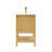 20 inch solid wood pre-assembly bathroom vanity with adjustable shelf --Ash Wood