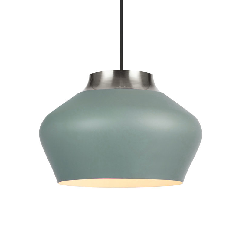 Dowling 1 - Light Dome Pendant, Petrol / Steel