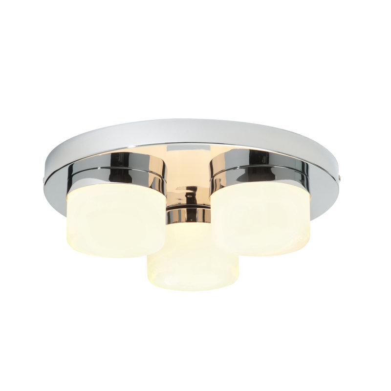 Stokely Glass Flush Mount