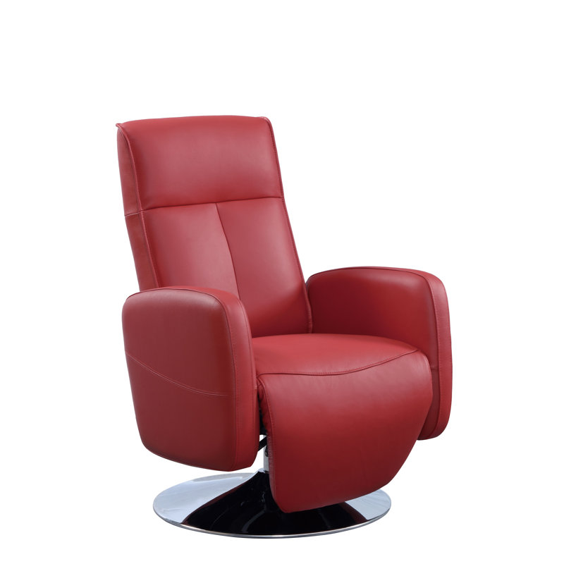 Lucama Swivel Power Recliner, Red