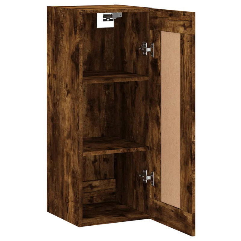 Manja Bathroom Storage, Smoked Oak