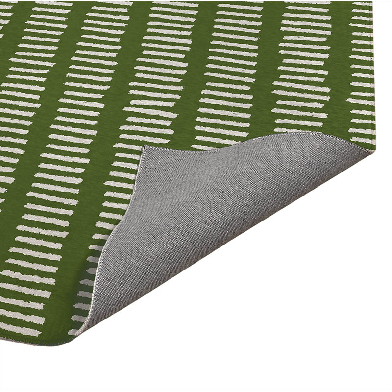 Paillasson intérieur, Vert olive, L 60 po x L 36 po
