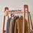 Solid Wood Freestanding Clothing Garment Rack