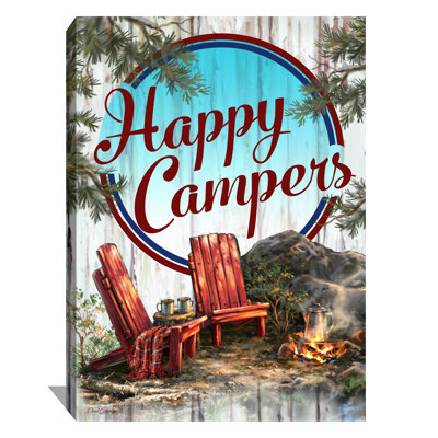 Happy Campers Canvas Wall Art