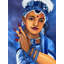 Nrityakala (ensemble de deux peintures) | Avec cadre | Peinture de Gurpreet Kaur