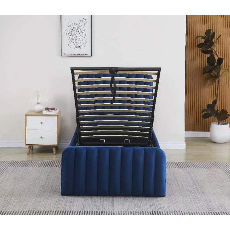 Abgail Upholstered Ottoman Storage Bed, Single (3')