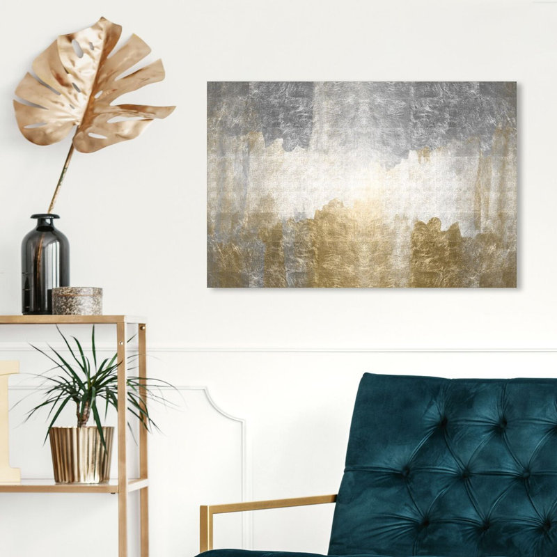 Abstract Amantes - Impression sur toile tendue, H 36 po x l 54 po x P 1,5 po