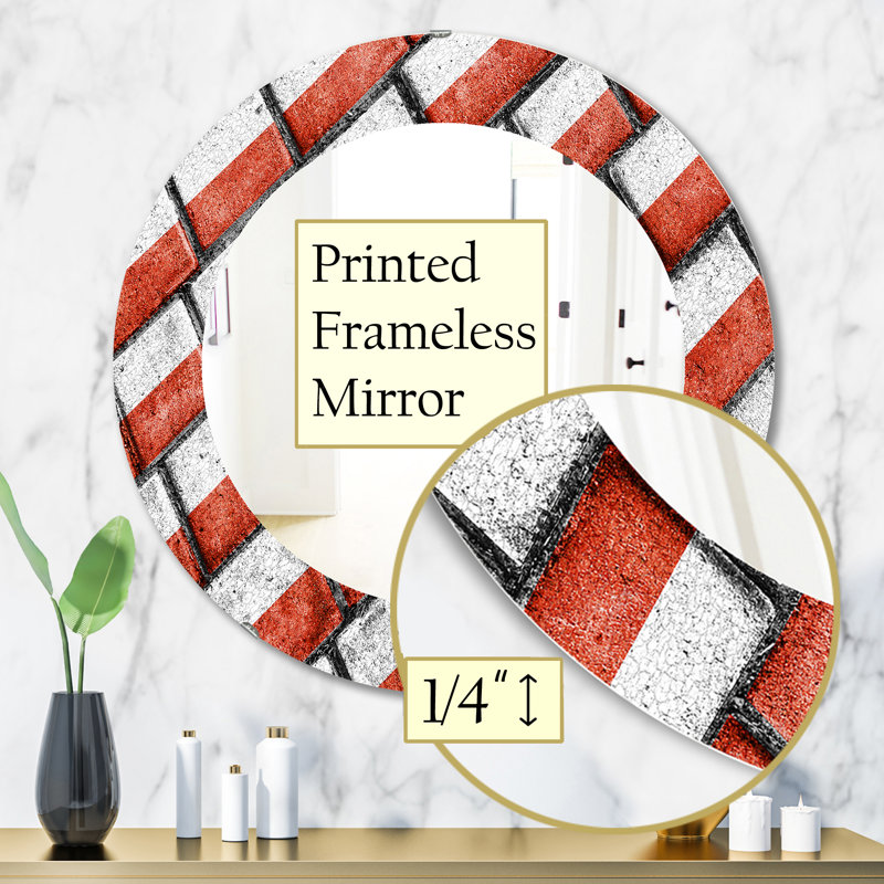 Miroir mural Streetwalk, H 31,5 po x l po