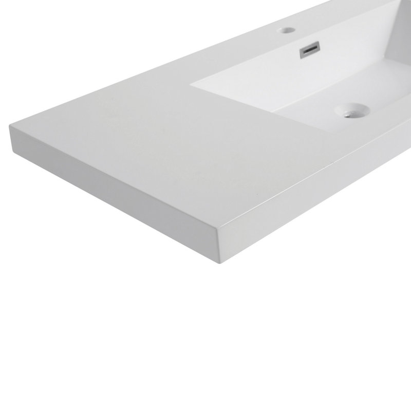 Bathroom Rectangular Resin Sink For Home