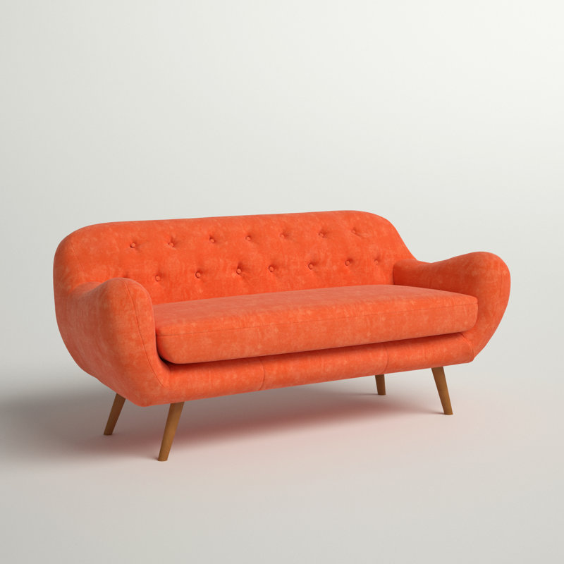 Jefferson 3 Seater Sofa, Orange