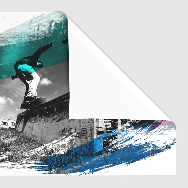 Skateboard Skateboarding 4 - Frameless Print, 42cm H x 59.4cm W