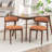 Upholstered Solid Wood Dining Chair Side Chair-1686037628
