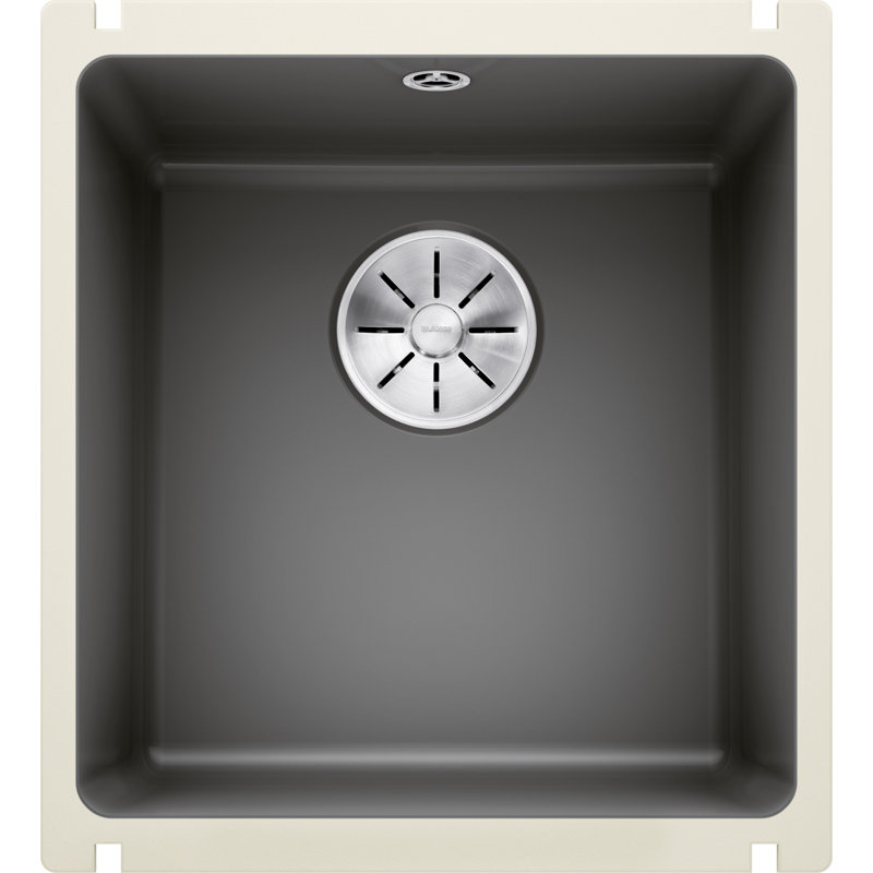 Subline Single Bowl Undermount Kitchen Sink, Basalt