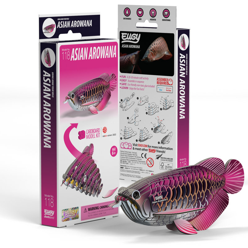 Casse-tête 3D EUGY Asian Arowana