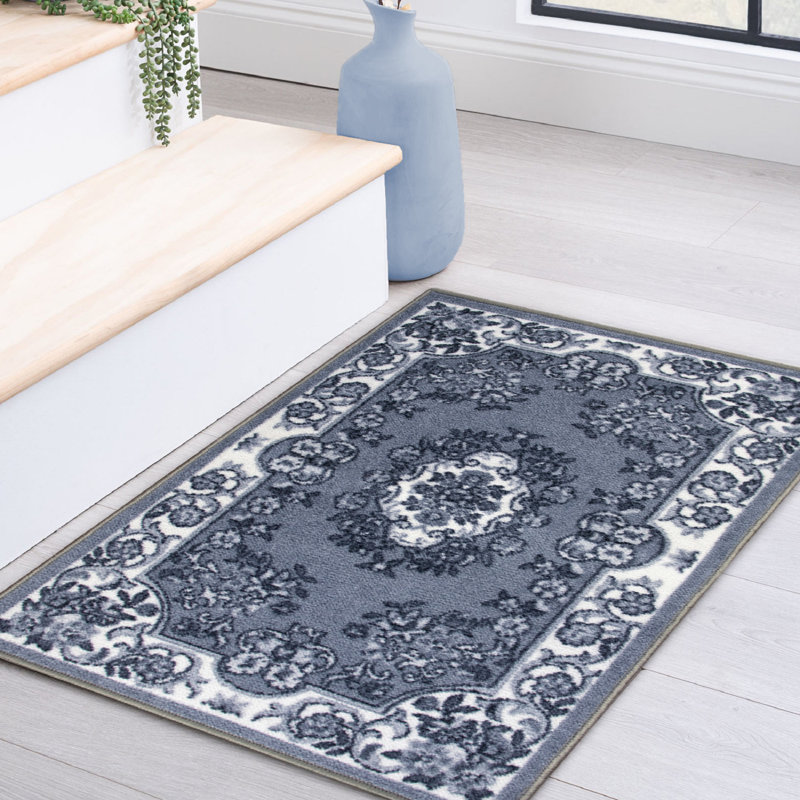 Tapis de couloir intérieur antidérapant Meredith, Rectangulaire 2 pi x 3 pi