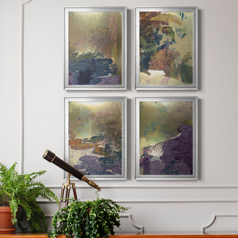 «Monet's Landscape I», toile encadrée de qualité supérieure - prête à être accrochée, H 24,5 po x l 74 po x P 1 po