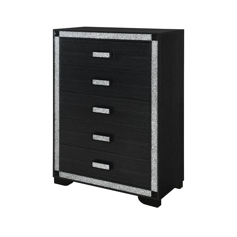 Commode Soulmarie, Gris anthracite