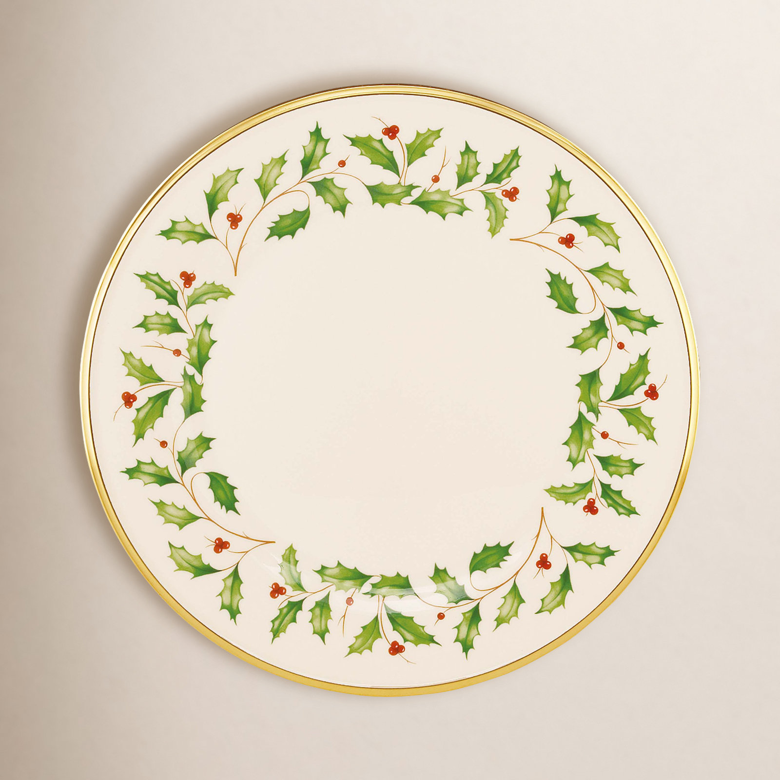 Lenox Holiday 11" Porcelain Dinner Plate