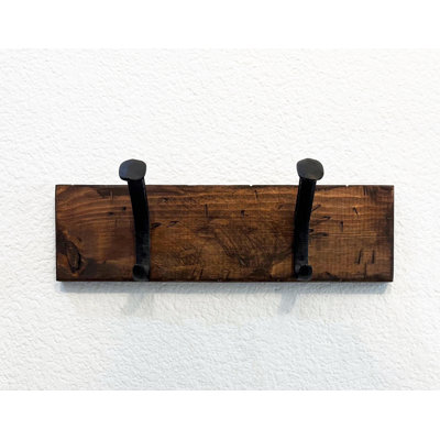Julianys Solid Wood 2 - Hook Wall Mounted Coat Rack