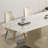 Light luxury light rock slab dining table set-110331243