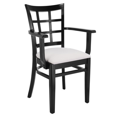 Harner 18'' H Upholstered Beech Armchair