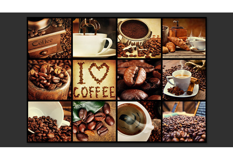 Coffee Collage 2.45m x 350cm Wallpaper, 400 cm x 280 cm