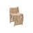 Dawone Upholstered Counter Stool with Metal Frame-630997837