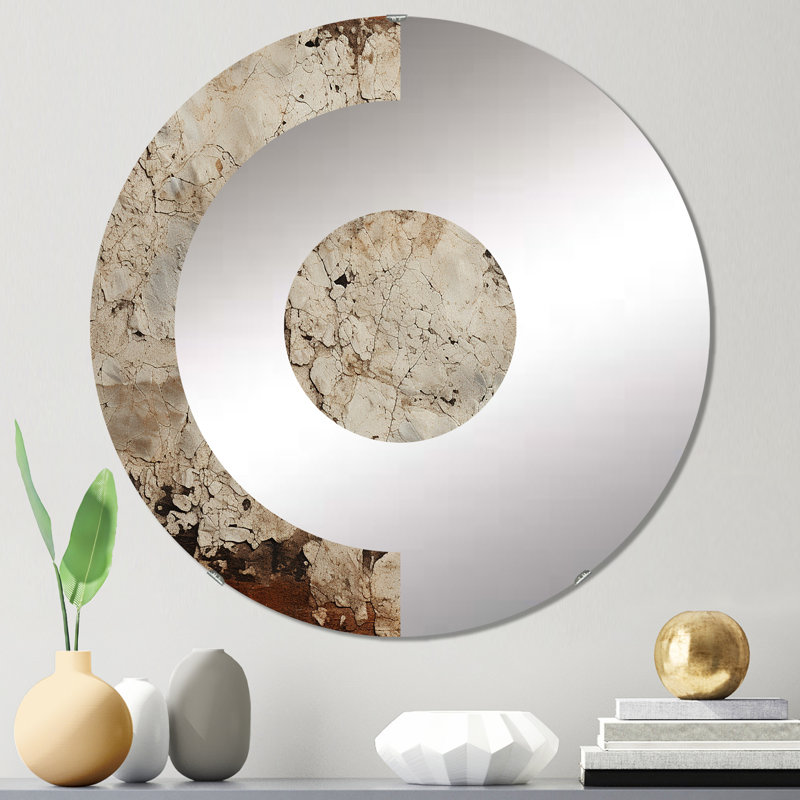 Shroyer - Half Circle Wall Mirror, 31,4 po x 31,4 po