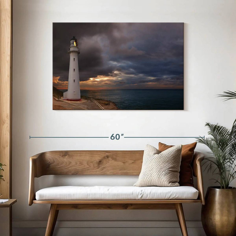 Castle point lighthouse Aletra, H 30 po x l 45 po