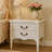 Doniesha End Table With Drawers, Antique White-64197993-62949337