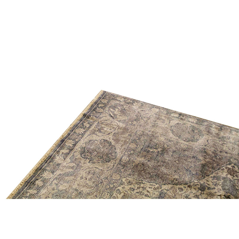 Hand-Knotted High-Quality Beige Area Rug
