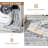 Medallion Non Slip Washable Area Rug(Grey)-1632352241