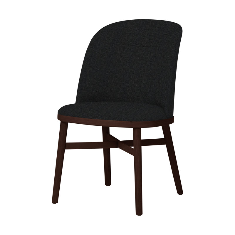 Chaise de salle à manger Bund de Neri & Nu, Chêne brun foncé, Manhattan 801