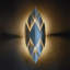 Xavier Clarisse Embossed Leather Wall Sconce-2000513656