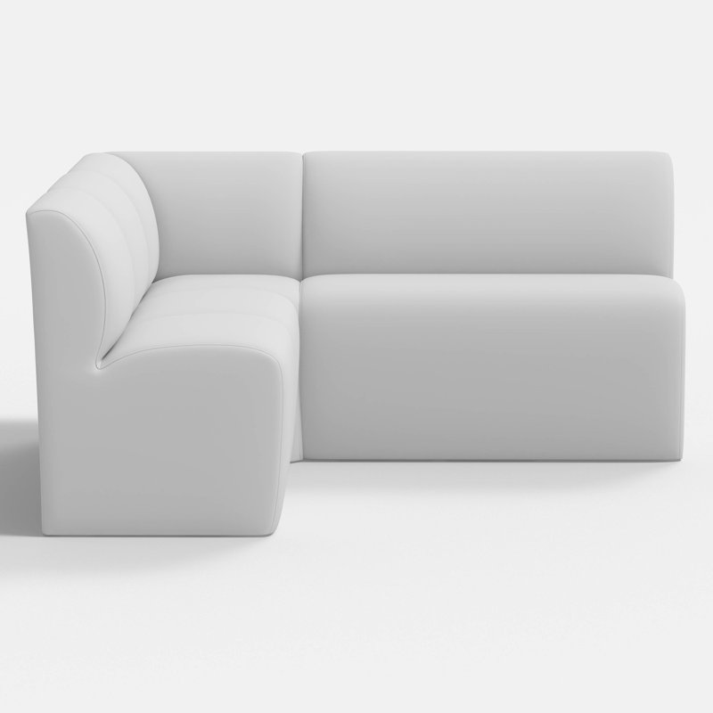 Banquette Salyers, Relaxed Linen Zinc