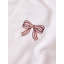 Embroidered Bows Cotton Blend No Pattern Duvet Cover Set-137446874