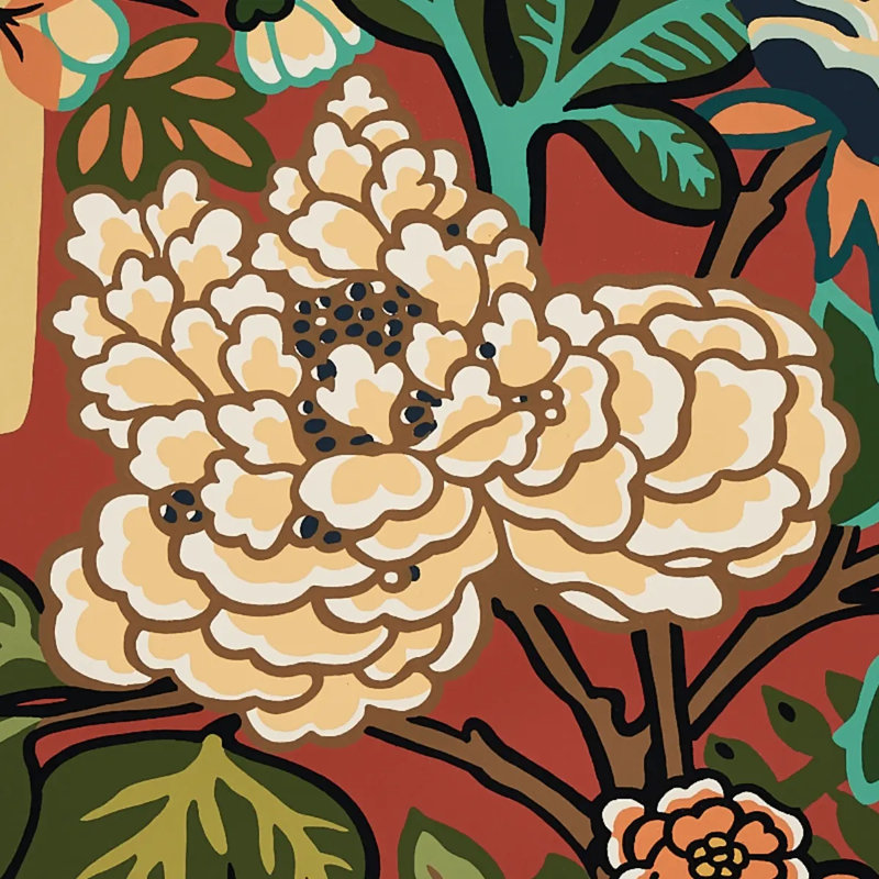 Chiang Mai Dragon Wallpaper, Lacquer