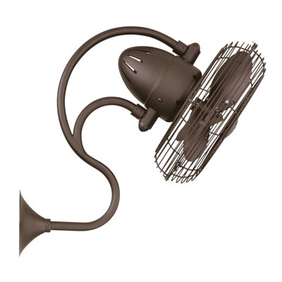 Ebern Designs Angwin 13" Oscillating Wall Mounted Fan